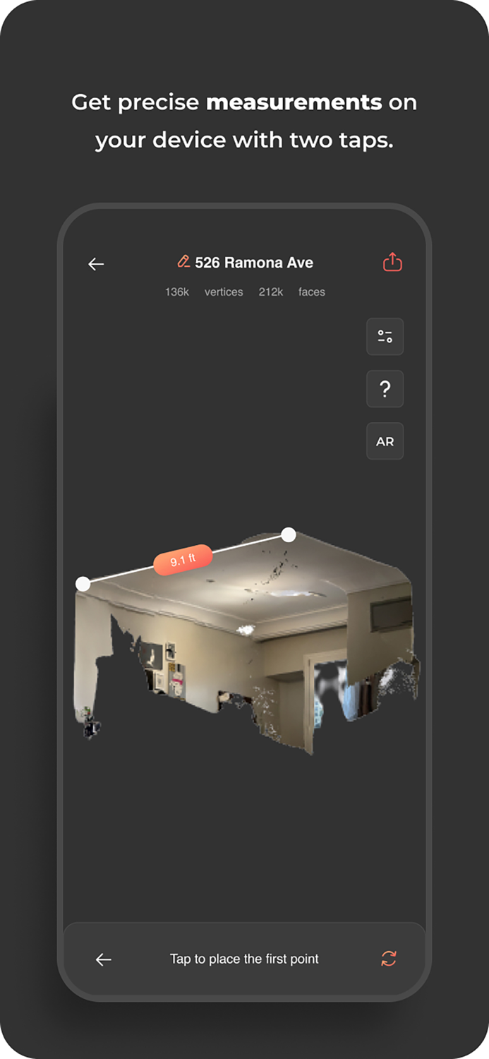 OpalAi - ScanTo3D and Floorplan
