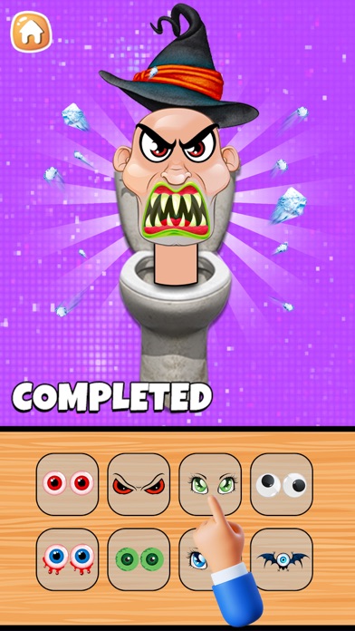 Monster Toilet Makeover Rush Screenshot