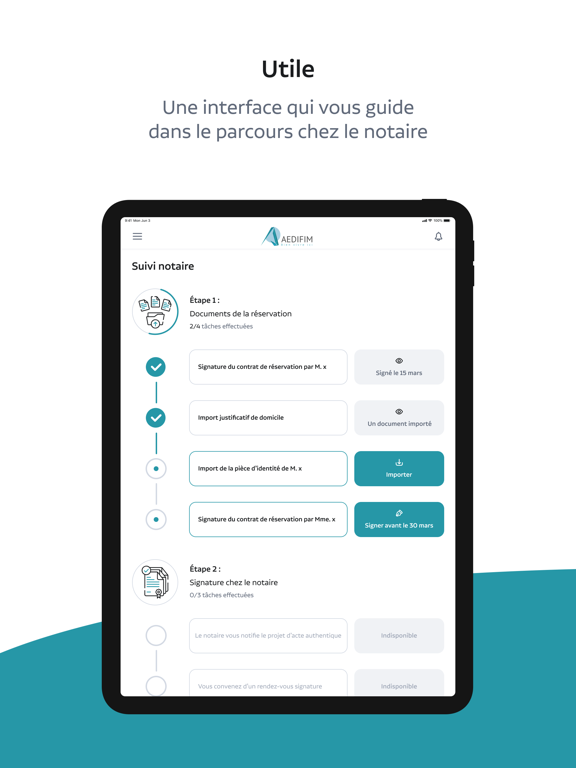 Screenshot #6 pour AEDIFIM - Espace client