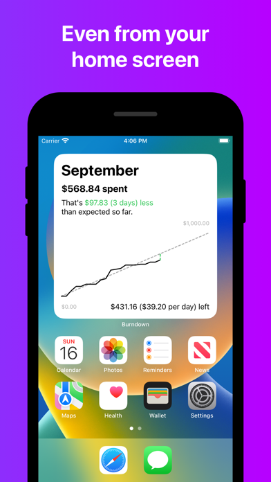 Budget Burndown: Finance Kit Screenshot
