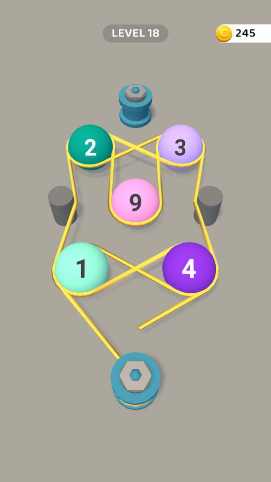 #5. Rope Pop! (iOS) 由: Hemz Studios LLC