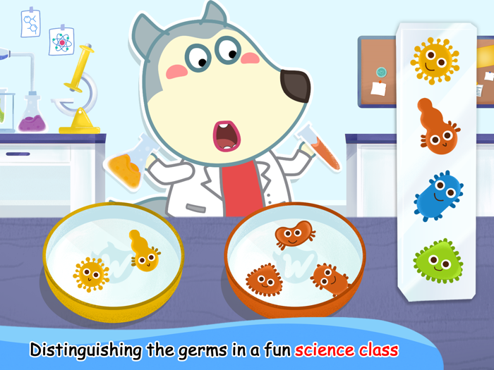 Wolfoo Study School Timetable
