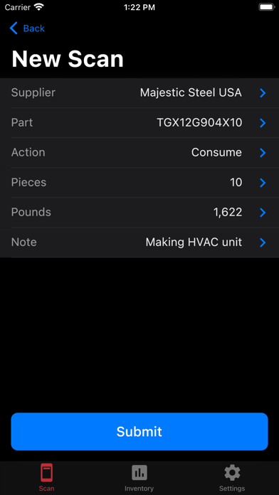MICS Auto Restock Screenshot