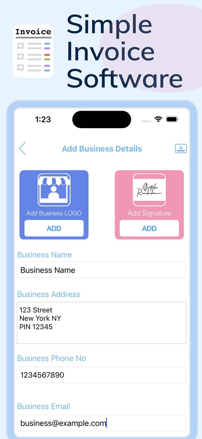 Invoice And Estimate Maker