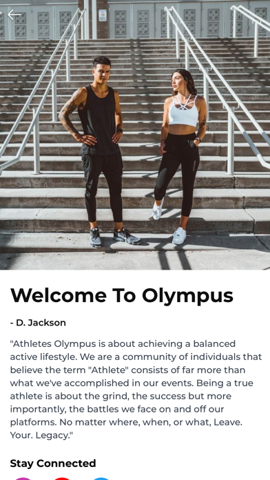 Athletes Olympus Screenshot