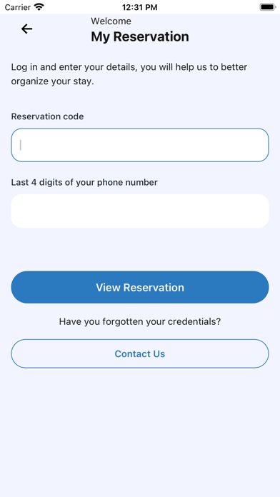 Kross Guest App Screenshot