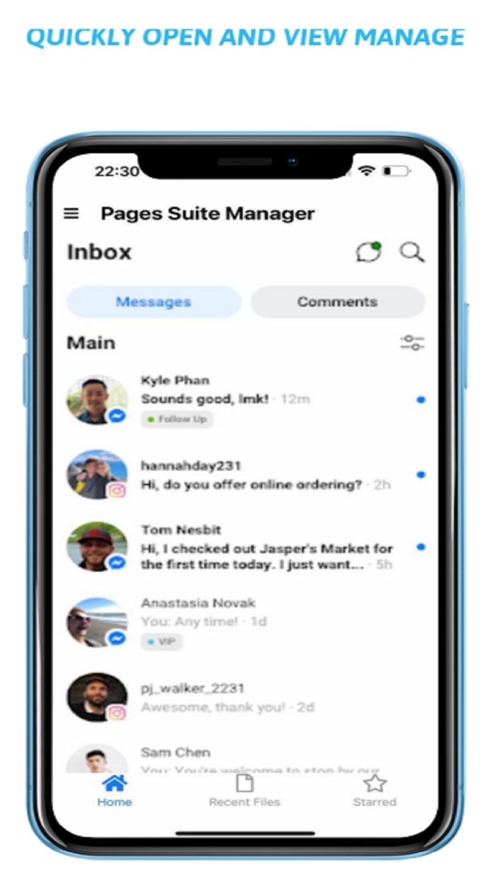 Page Suite Managers
