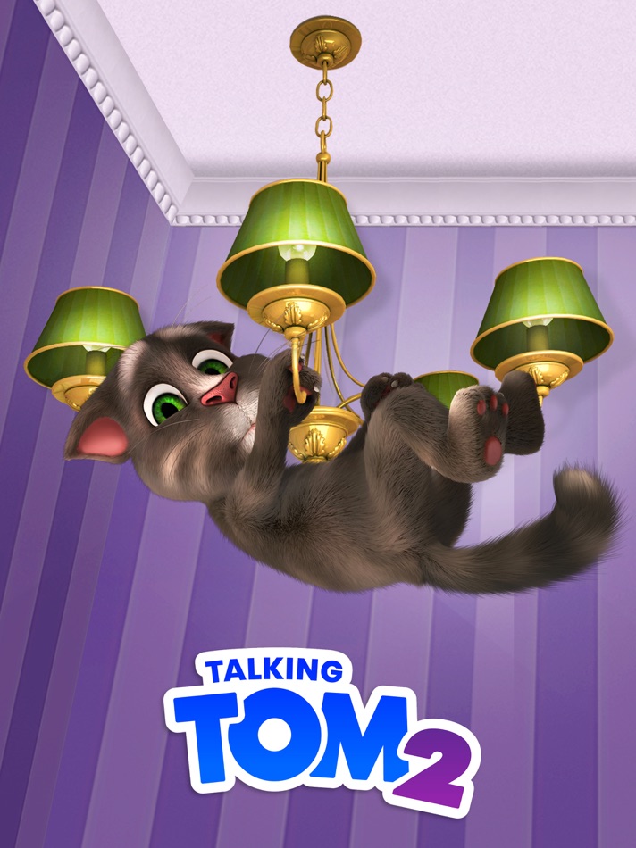 #6. Talking Tom Cat 2 for iPad (iOS) بواسطة: Outfit7 Limited