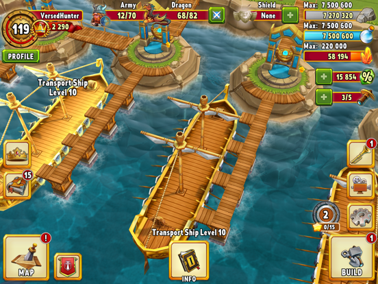 Dragon Lords 3D iPad app afbeelding 3