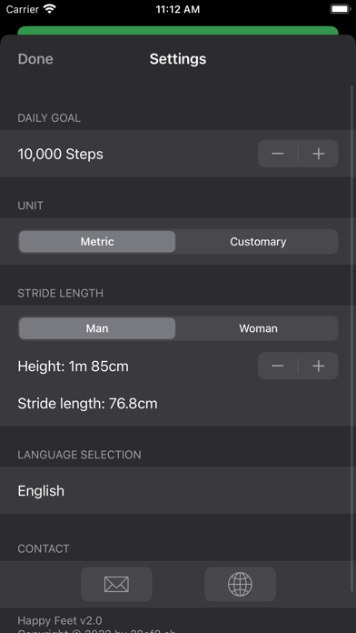 Happy Feet - motion tracking Screenshot