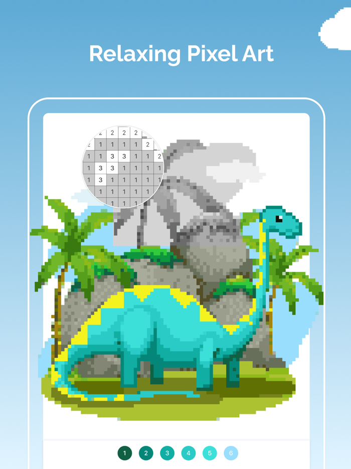 Pixel Art Coloring by numbers