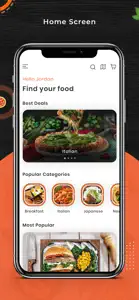 Foodie Food delivery - User screenshot #1 for iPhone