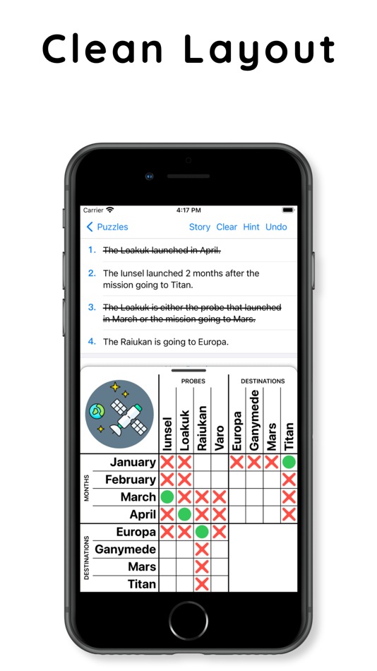 #3. Logic Grid Puzzles (iOS) 由: Egghead Games LLC