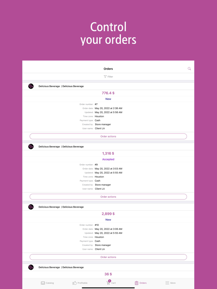 Delicious Beverage Business