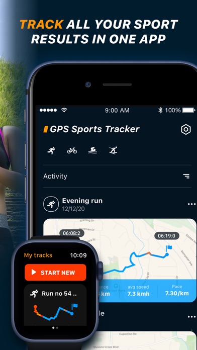FitGet: GPS Sport  走る距離を測るアプリのおすすめ画像2