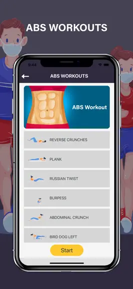 Game screenshot Abs Workout Fit Body Exercises apk