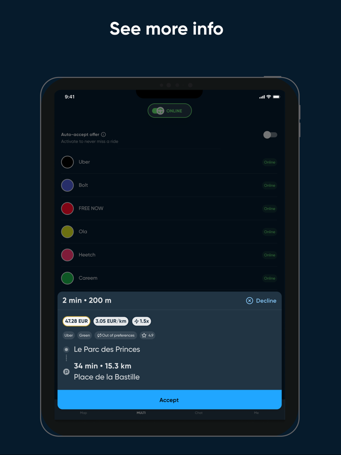 Bliq Driver - Earn more money
