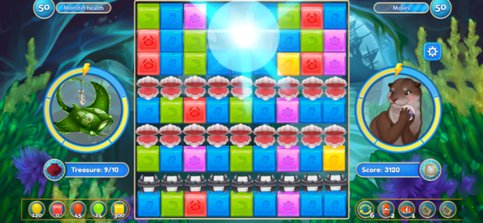 Match Treasures Puzzle Games