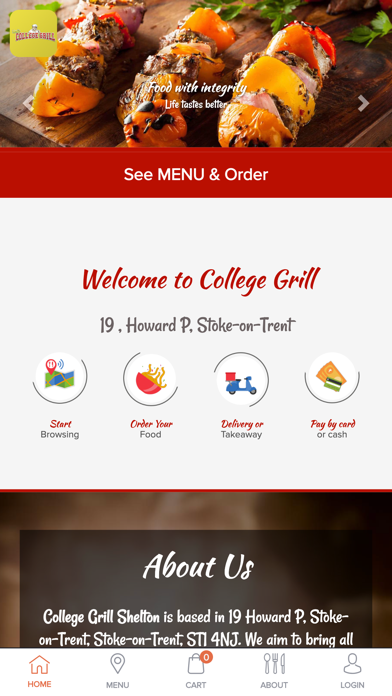 Screenshot #1 pour College Grill