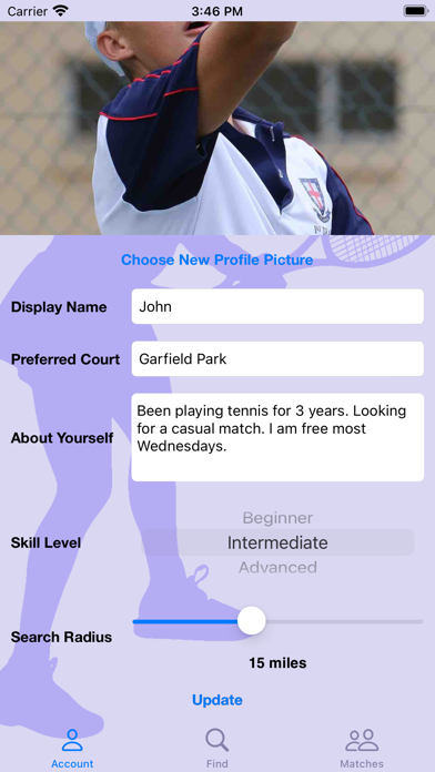 Love-15 iPhone screenshot 2 - Sports app