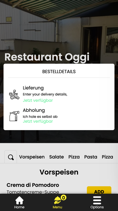 Restaurant Oggi Mosbach Screenshot 2 - AppWisp.com Restaurant Oggi Mosbach Screenshot 2 - AppWisp.com