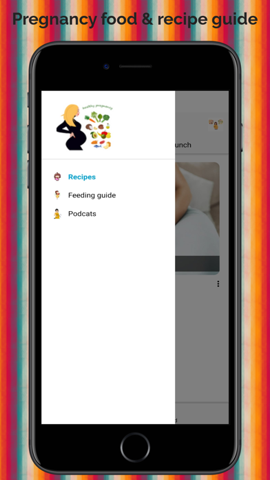 Pregnancy food & recipe guide Screenshot