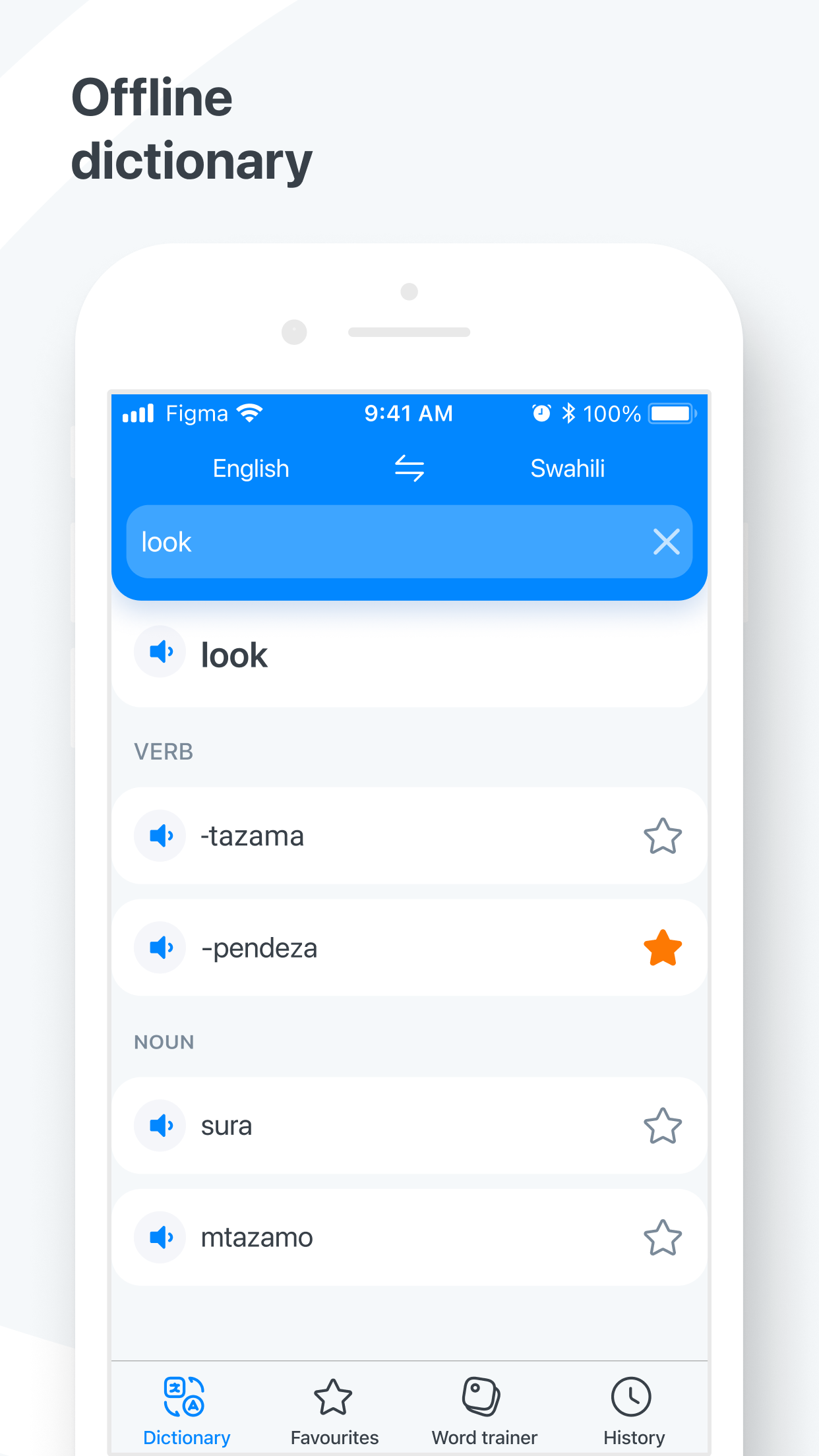 Swahili−English dictionary