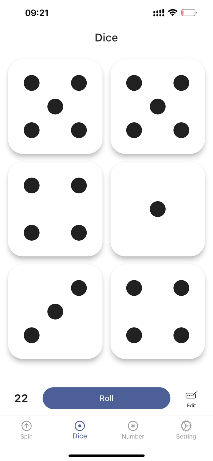 Random Dice - Spin The Wheel