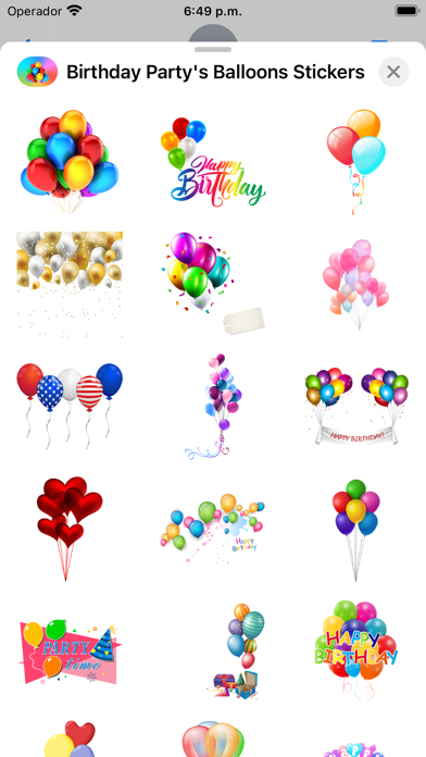 Birthday Party's Balloons Screenshot
