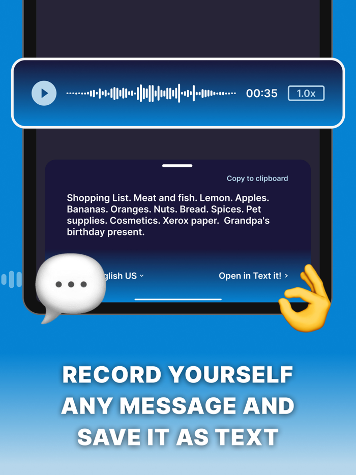 Text-it Convert Voice to Text