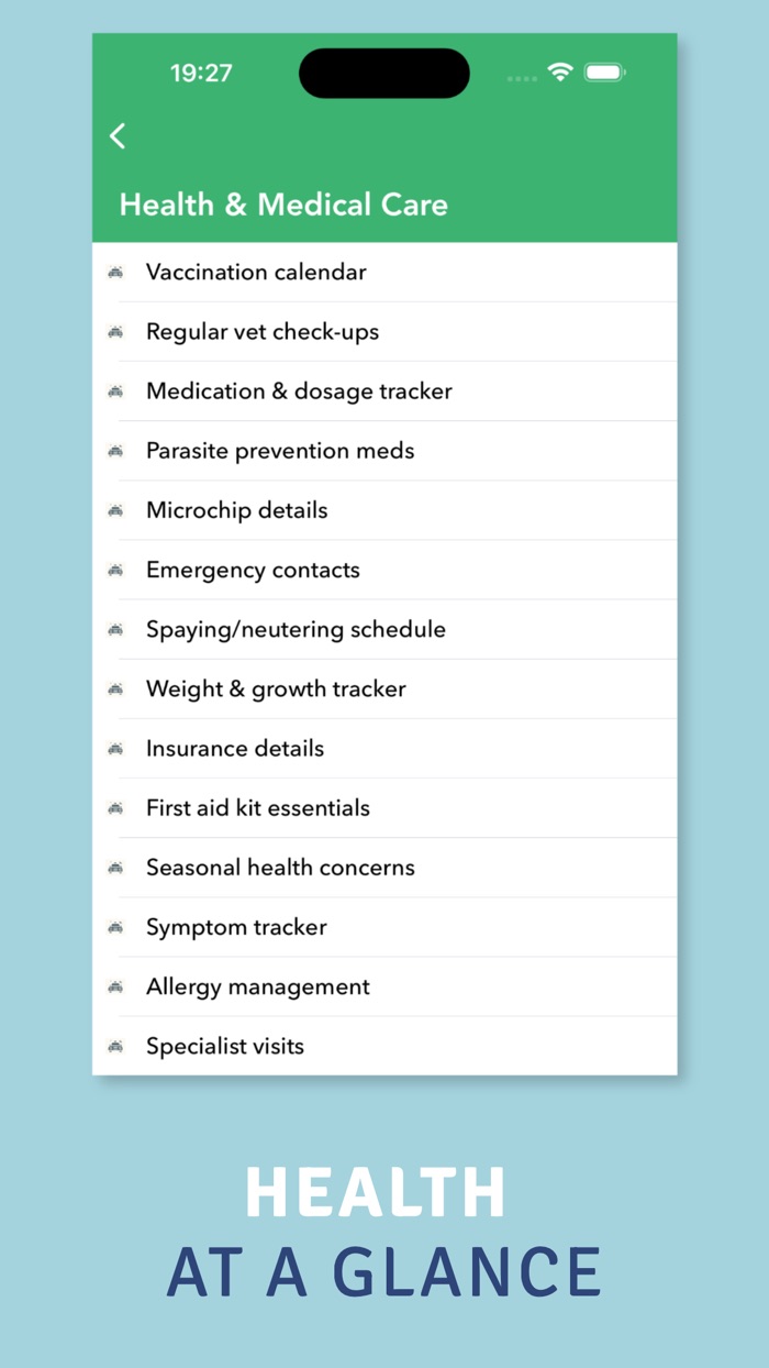 PetCare Checklist
