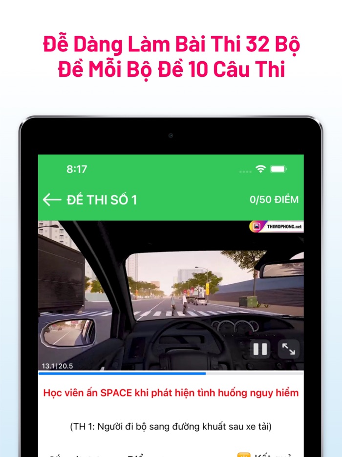 Thi Mô Phỏng Lái Xe