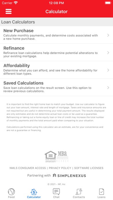 Premier Mortgage Associates Screenshot