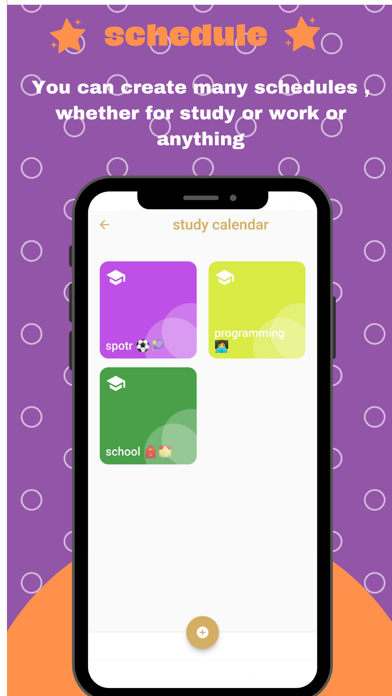 schedules and daily tasks Screenshot