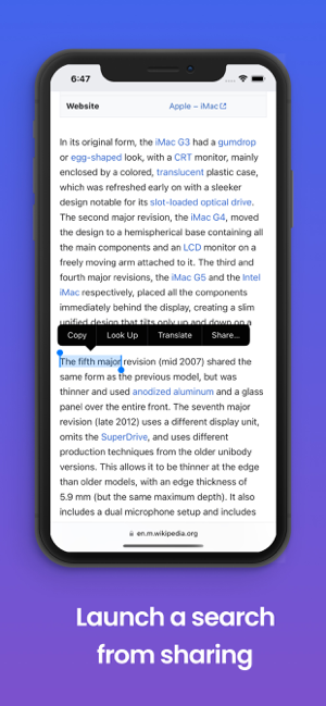 ‎OneSearch-Fast Search Launcher Screenshot