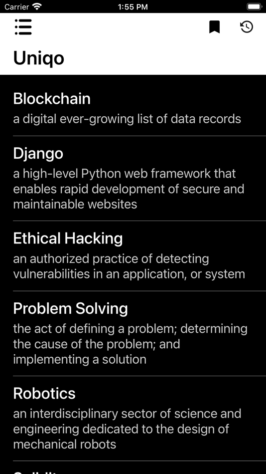 #2. Uniqo (iOS) 由: Buse Nur Topcu