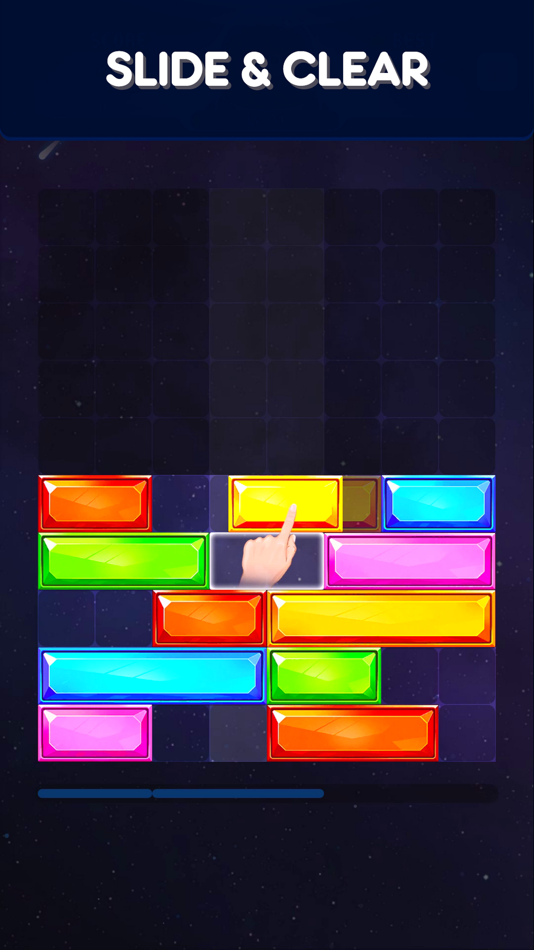 #1. Jewel Slider: Drop Down Puzzle (iOS) De: Oleh Kravets