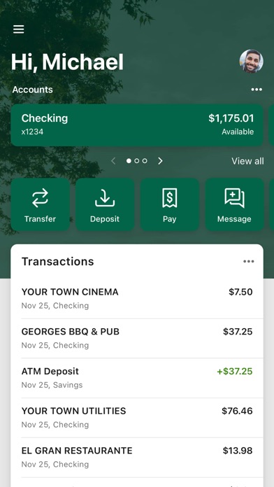 TCBT Mobile Banking Screenshot