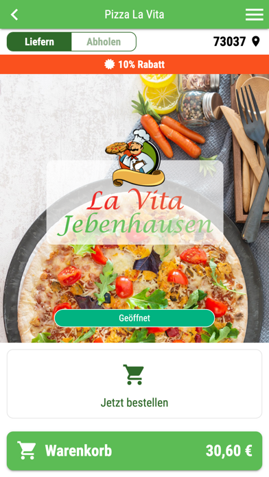 Pizza La Vita Göppingen Screenshot