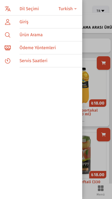 Paket Yemek Screenshot