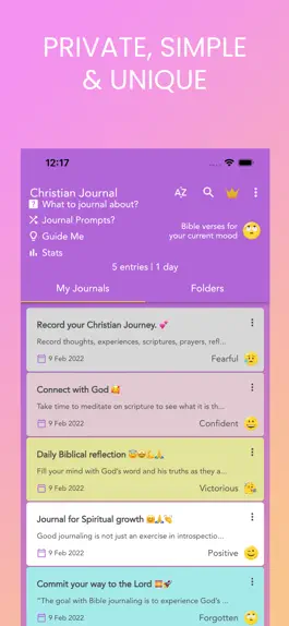 Game screenshot Christian Journal -Bible& More hack