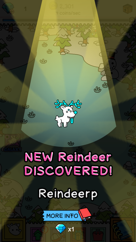 #2. Reindeer Evolution: Idle Game (iOS) Podle: TPG TECNOLOGIA DA INFORMACAO LTDA