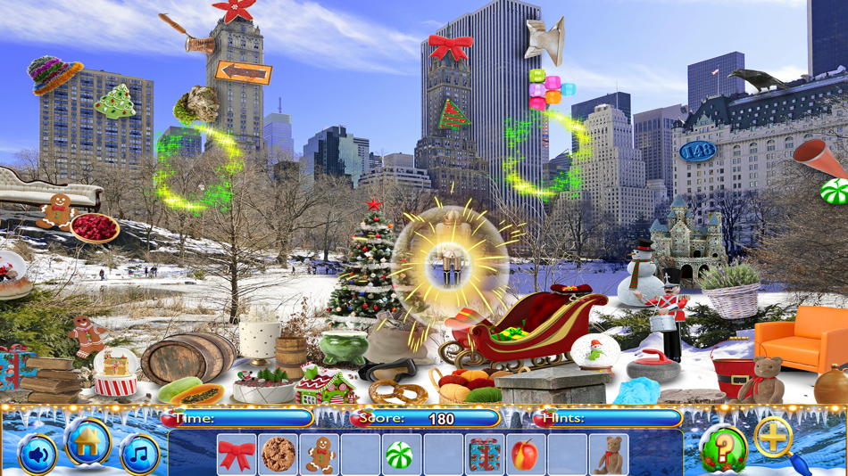 #2. Hidden Objects New York Winter (iOS) 由: Brainfull, LLC