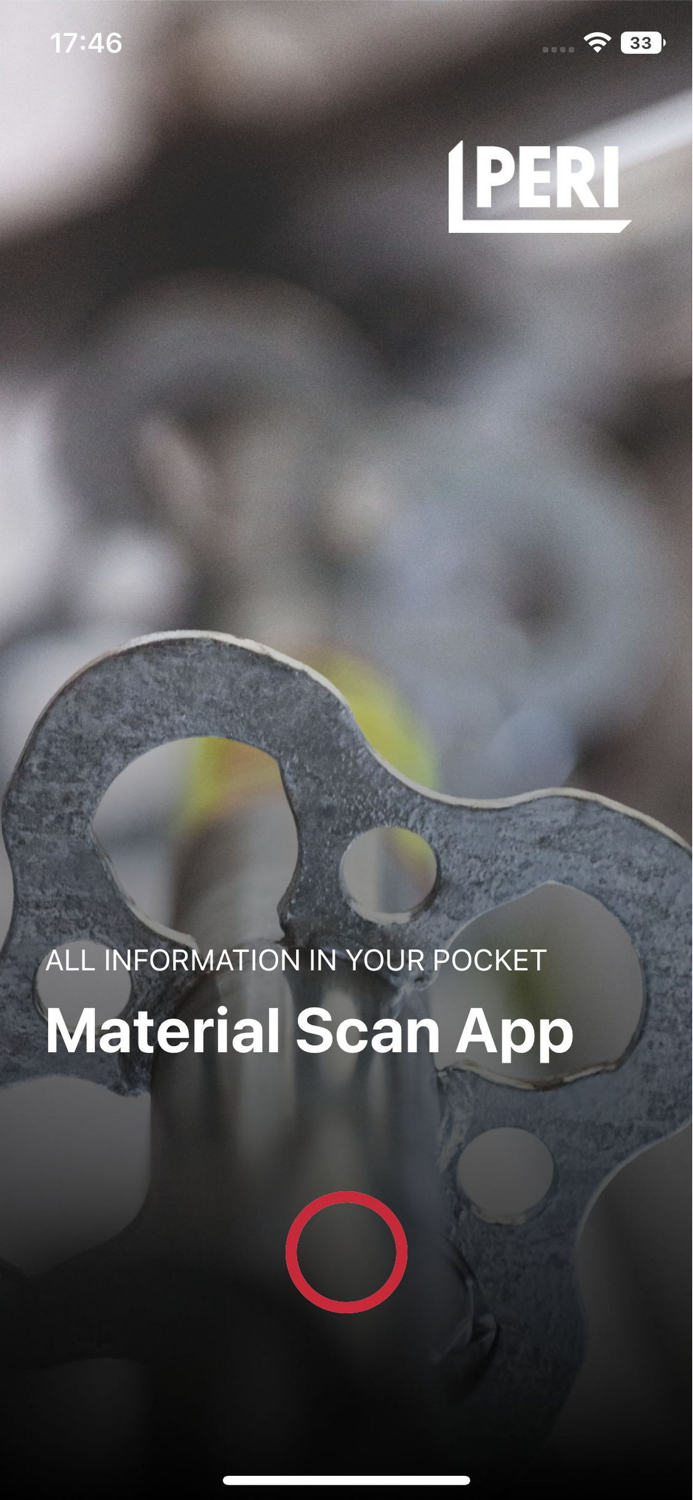 PERI Material Scan