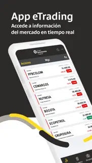 etrading bancolombia iphone capturas de pantalla 1
