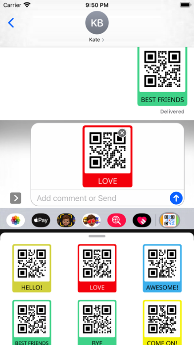 Screenshot #2 pour QR Code Stickers Pack