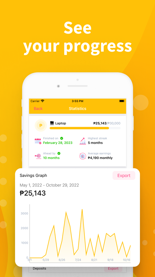 #4. My Ipon Challenge : Piggy Bank (iOS) 由: Maervince Gonzales