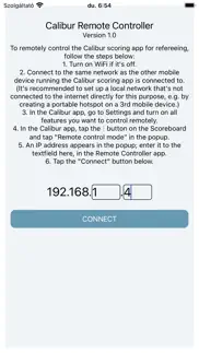 calibur remote controller iphone screenshot 1