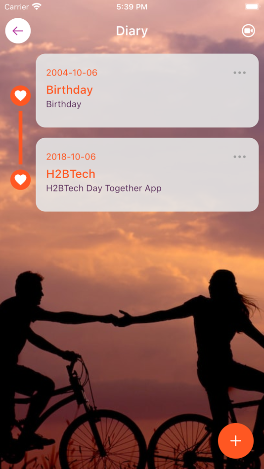 #4. Day Together App - Time Line (iOS) 게시자: Hai Bui