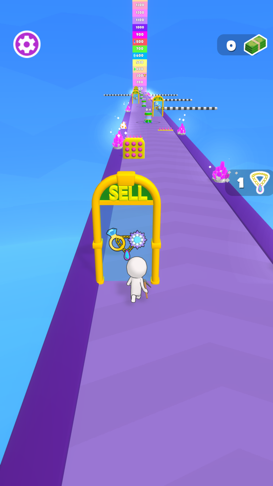 #5. Gem Miner Run (iOS) By: Ahmet Ikbal Adlig